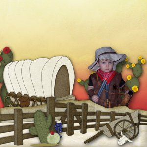 Old West Scene