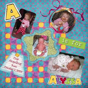 Alphabet book "A is for Alyssa"