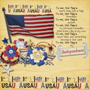 The flag to me