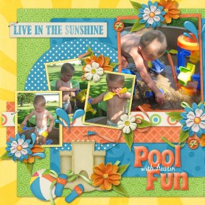 Pool Fun With Austin-Left Side