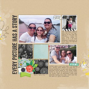 Just the Girls Road Trip 2015 - Left Page