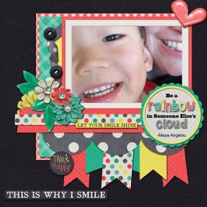 Layout using {Just Smile} by Aprilisa Designs https://store.gingerscraps.ne