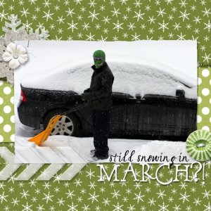 Snowing in March