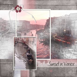Sunset in Venice