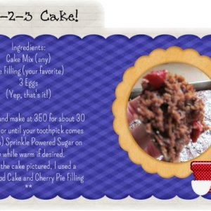 1-2-3 Cake