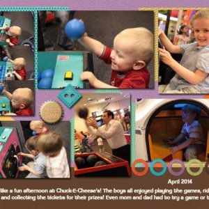 Fun at Chuck-E-Cheese!