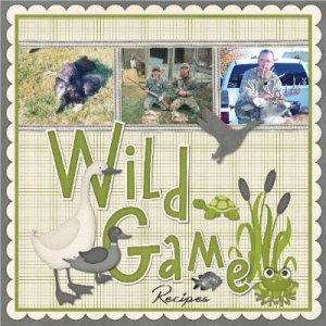 Wild Game Recipe-Album Cover