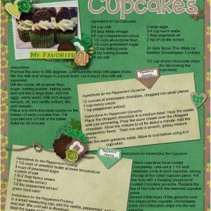 Chocolate Thin Mint Cupcakes
