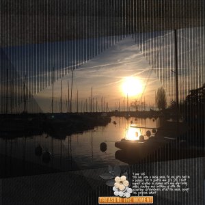 Sunset at Lutry