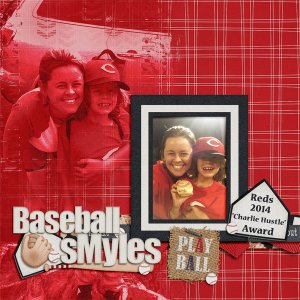 Mother and Son baseball