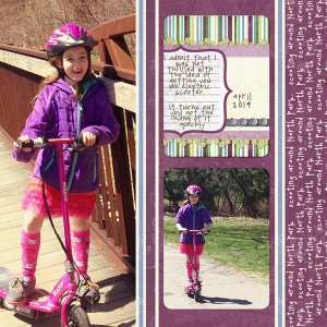 scooter at the park