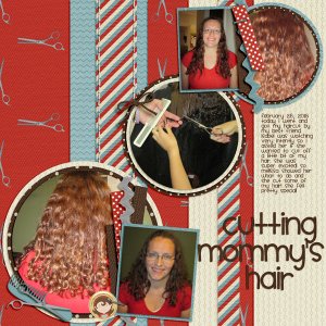 Cutting Mommys Hair