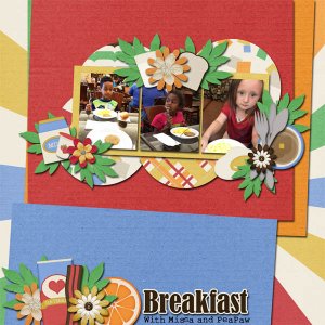 Breakfast with Miss and PeaPaw
