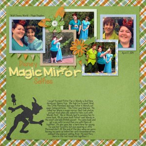 Magic Mirror Selfies - Left Page