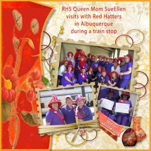 RHS Queen Mum Sue Ellen's Visit