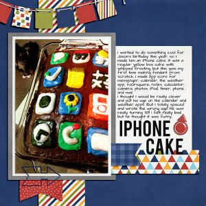 iPhone cake