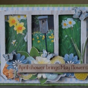 April Showers Hybrid Card
