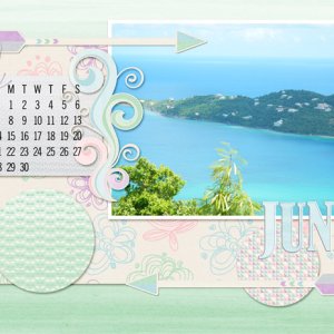June 15 Calendar - April Color Challenge