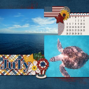 July 15 Calendar - April Designer Challenge