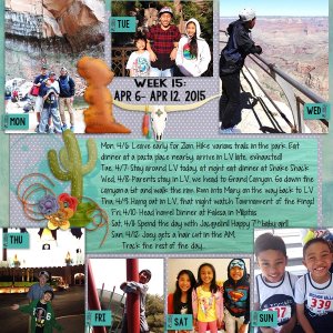 P52- Week 15: Apr 6- Apr 12