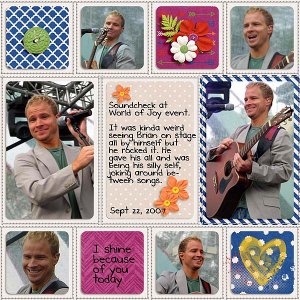 Brian Littrell at World Of Joy - Soundcheck