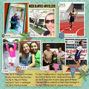 P52- Week 16: Apr 13- Apr 19