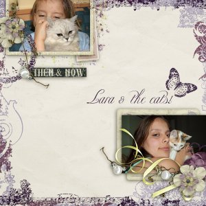 Lara + the cats!