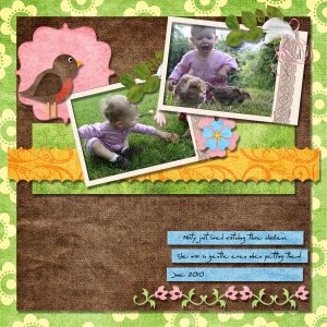 2010 07 Paper Scraplift- Misty with Chickens