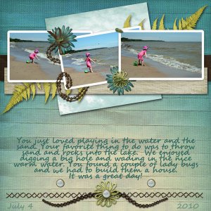 Kaitlyn at the beach PS July 10