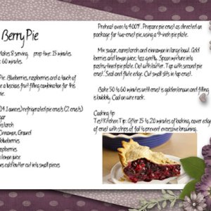 Mixed Berry Pie