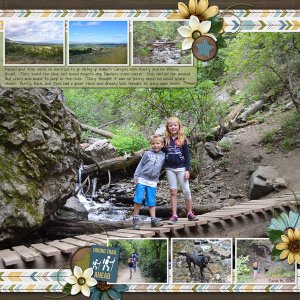 Hiking with Damien