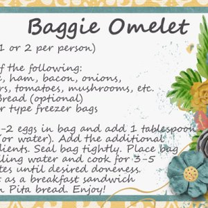 Egg Omelet (camping or at home)