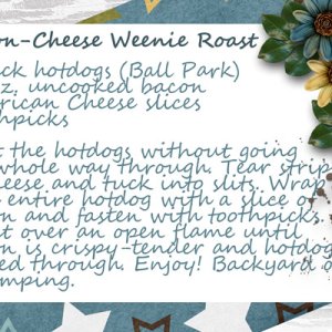 Bacon-Cheese Weenie Roast