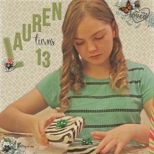Lauren turns 13