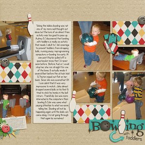 Bowling with Toddlers