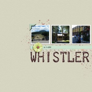 Whistler - left page