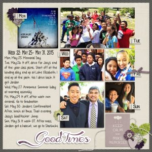 P52- Week 22: May 25- May 31