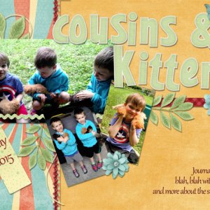 cousins and kittens