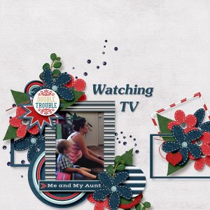Watching TV with my Aunt