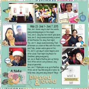 P52- Week 23: Jun 1- Jun 7, 2015
