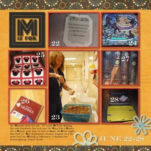 June 2015 M week