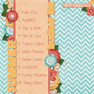 Summer Bucket List