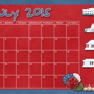 July Sum Up Calendar