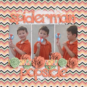 spiderman popsicle