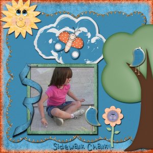Sidewalk Chalk with Grandma Susie page 1
