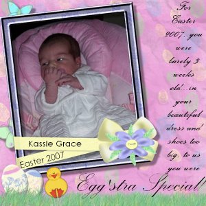Kassie's first Easter