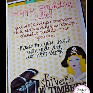 Julie's Card - Printed