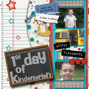 1st day of kindergarten