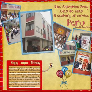 The Salvation Army 100 years in Peru