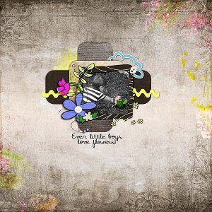 Little Boys and Flowers